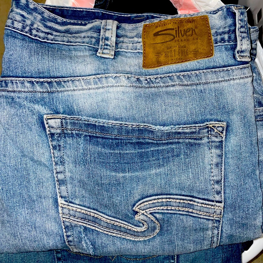 Men’s Silver Jeans - Eddie